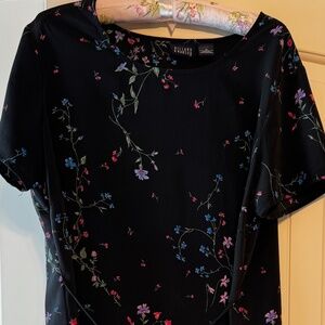 Black Floral Dress